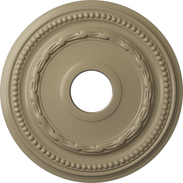 Ekena Millwork Federal Ceiling Medallion (Fits Canopies up to 8 1/2"), 15 3/8"OD x 3 5/8"ID x 1"P, Gobi Desert CM15FEGDF - main